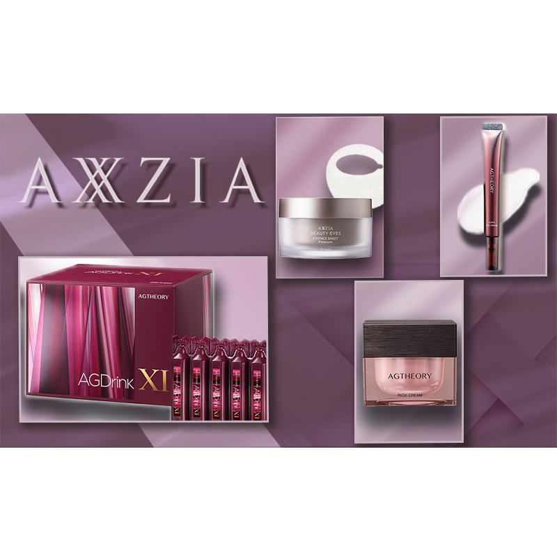 Косметика AXXZIA, антивозрастная косметика, нутриенты, против старения, против гликации