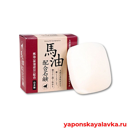 картинка Мыло для лица с конским маслом, Clover 80 гр