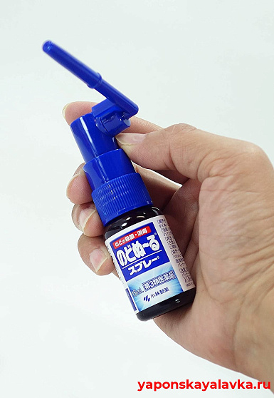 картинка Спрей при боли в горле с йодом