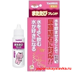 Мататаби Дринк для профилактики мочекаменной болезни и циститов у кошек TAURUS