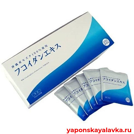 картинка KANEHIDE BIO Fucoidan Extract высококонцентрированный питьевой фукоидан, 10 шт