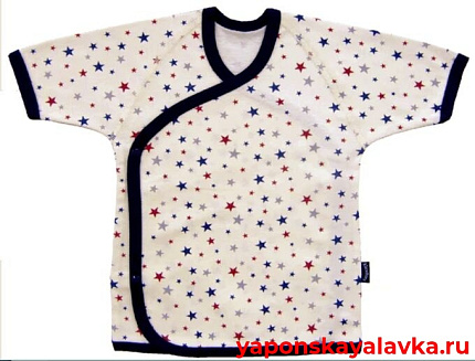 картинка Распашонка 50см-60см телесный цвет, звезды