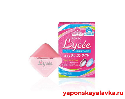 картинка Капли для глаз при ношении линз Lycee Contact