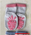 Носочки детские с нескользящей подошвой Клубника S 9-12 см