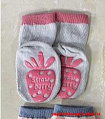 Носочки детские с нескользящей подошвой Клубника S 9-12 см