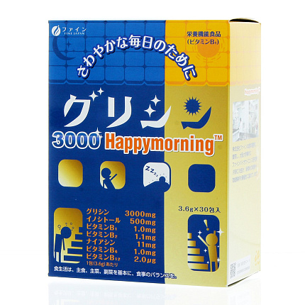 картинка Глицин от стресса и напряжения FINE Glycine 3000